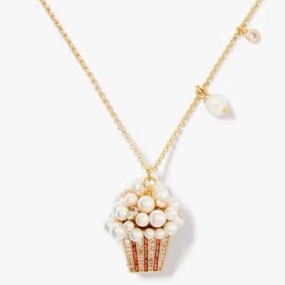 $128 Kate Spade Winter Carnival Popcorn Pendant - Picture 8 of 8